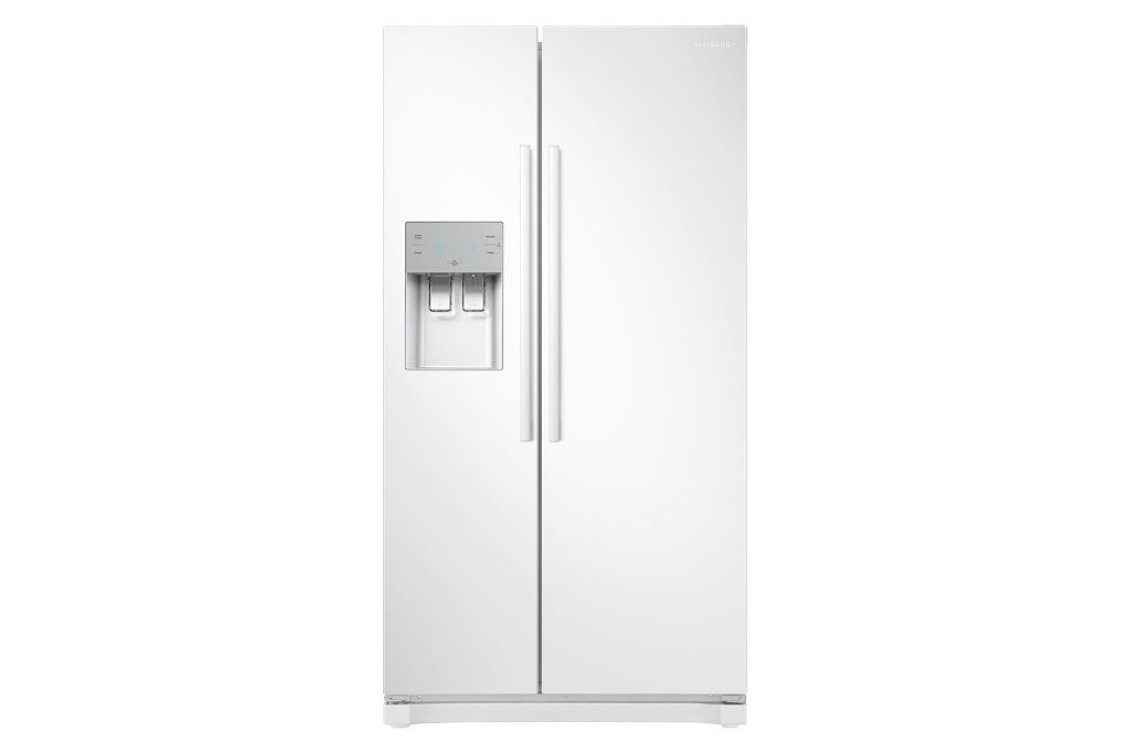 Fridge freezer white with deals water dispenser